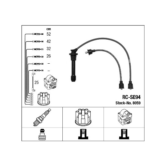 8059 - Tändkabelsats 