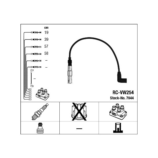 7044 - Ignition Cable Kit 