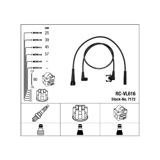 7172 - Ignition Cable Kit 