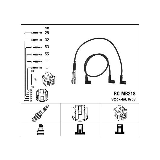 0753 - Ignition Cable Kit 