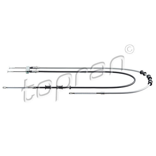 207 986 - Cable, parking brake 