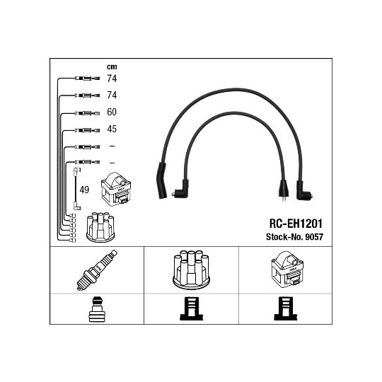 9057 - Ignition Cable Kit 