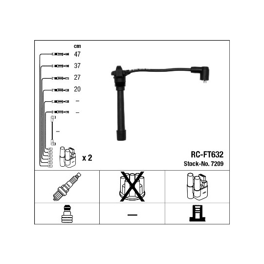 7209 - Ignition Cable Kit 