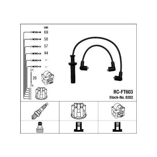 8202 - Ignition Cable Kit 