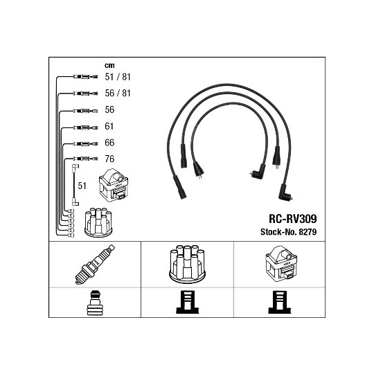8279 - Ignition Cable Kit 