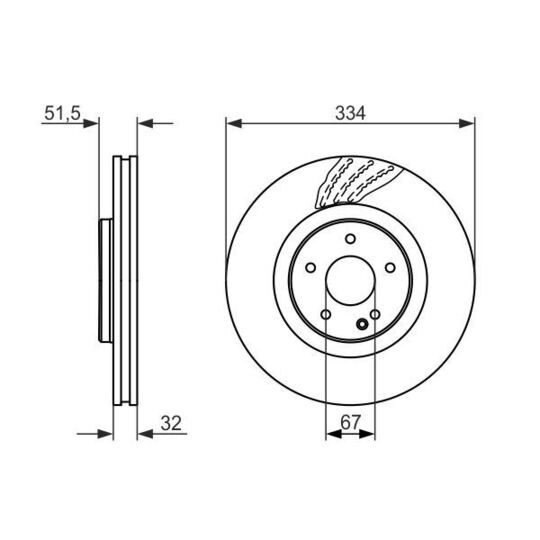 0 986 479 650 - Brake Disc 