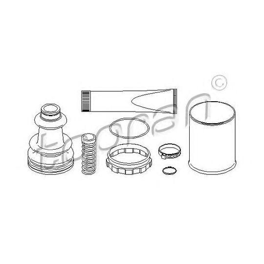 720 282 - Drive shaft bellows, outer 