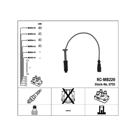 0755 - Ignition Cable Kit 