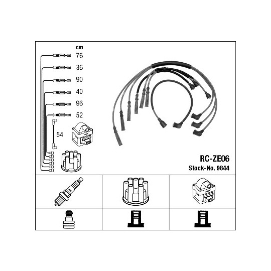 9844 - Süütesüsteemikomplekt 