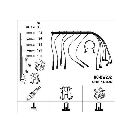 0576 - Ignition Cable Kit 