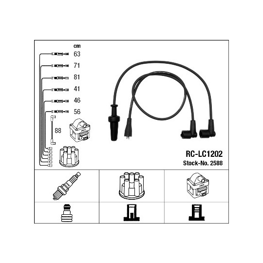 2588 - Ignition Cable Kit 