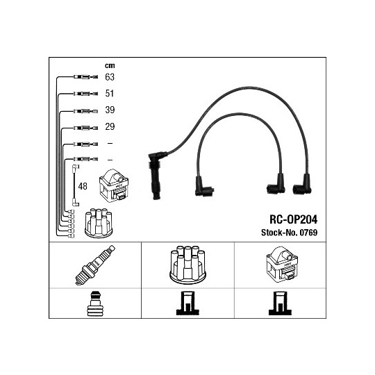 0769 - Ignition Cable Kit 
