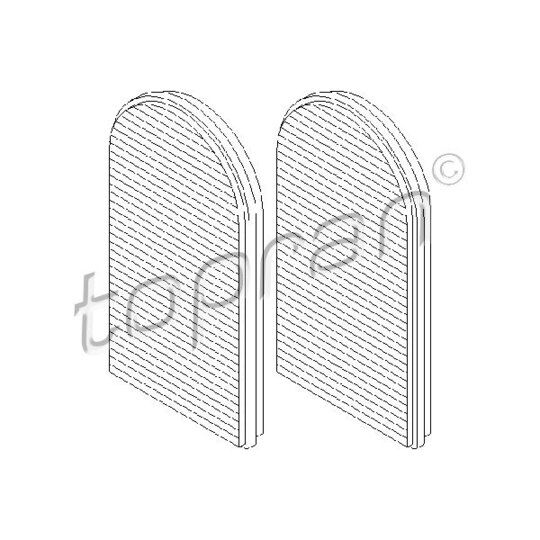 500 673 - Filter, kupéventilation 