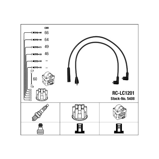 5408 - Ignition Cable Kit 