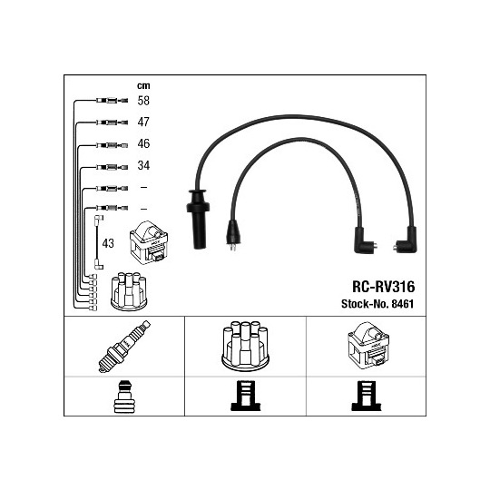 8461 - Ignition Cable Kit 