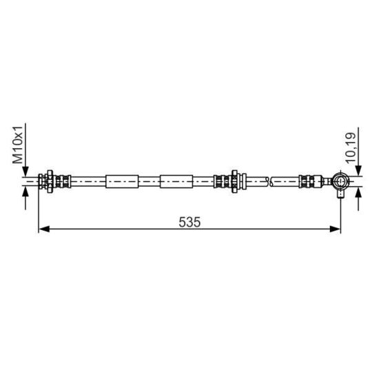 1 987 481 313 - Brake Hose 