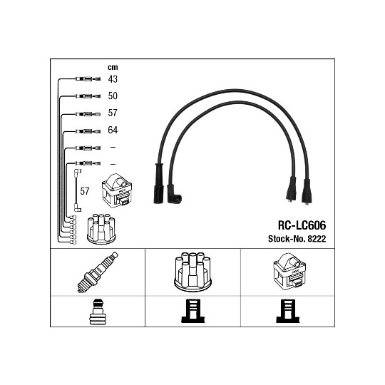 8222 - Ignition Cable Kit 