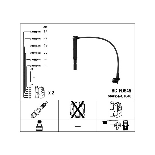 0640 - Ignition Cable Kit 
