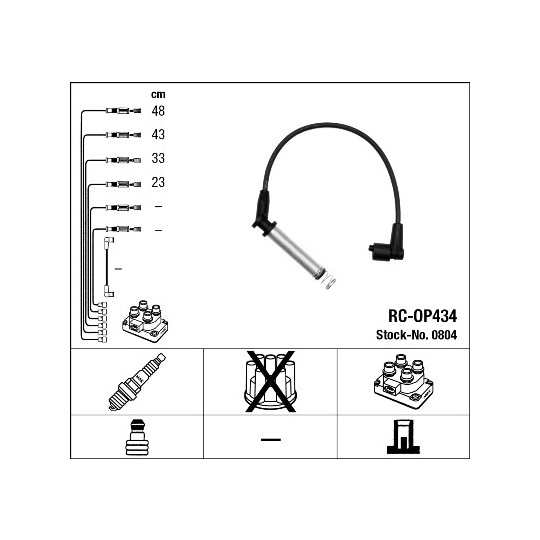0804 - Ignition Cable Kit 