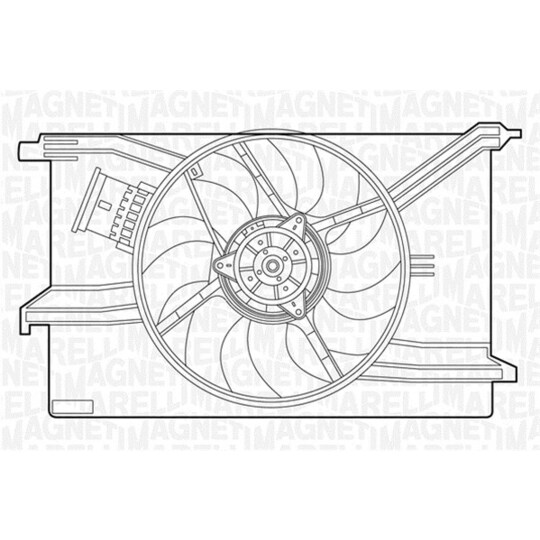 069422431010 - Fan, radiator 