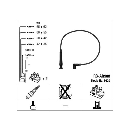 8620 - Ignition Cable Kit 