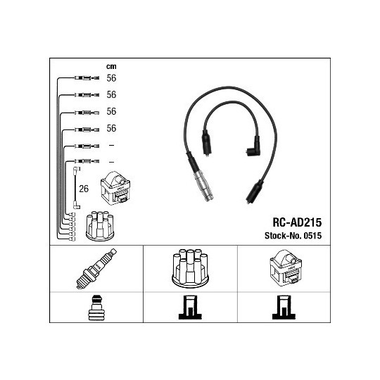 0515 - Ignition Cable Kit 