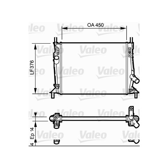 734319 - Radiaator, mootorijahutus 