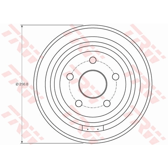 DB4407 - Brake Drum 