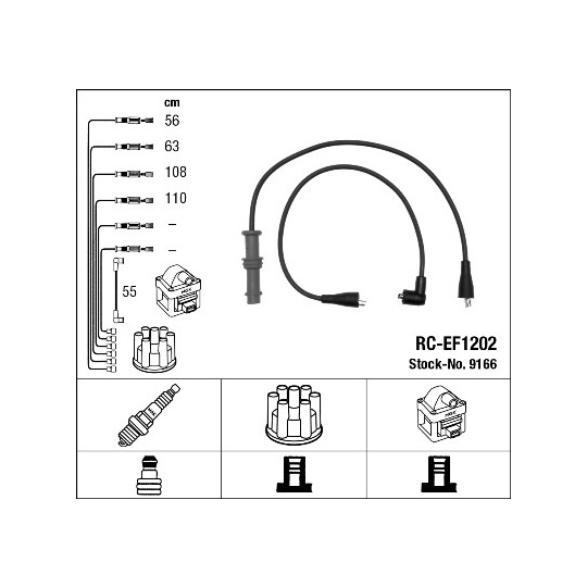 9166 - Ignition Cable Kit 