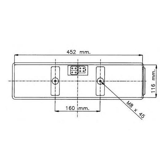 37579000 - Left rear lamp 