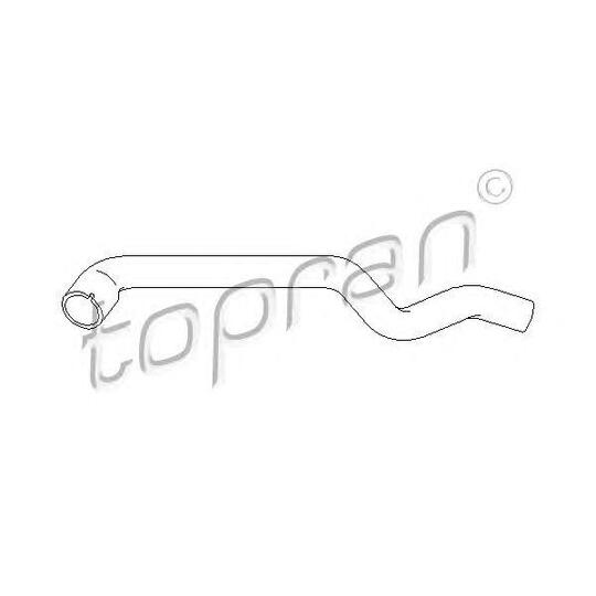 207 794 - Cooling system rubber hose 