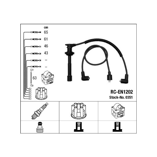 0351 - Ignition Cable Kit 