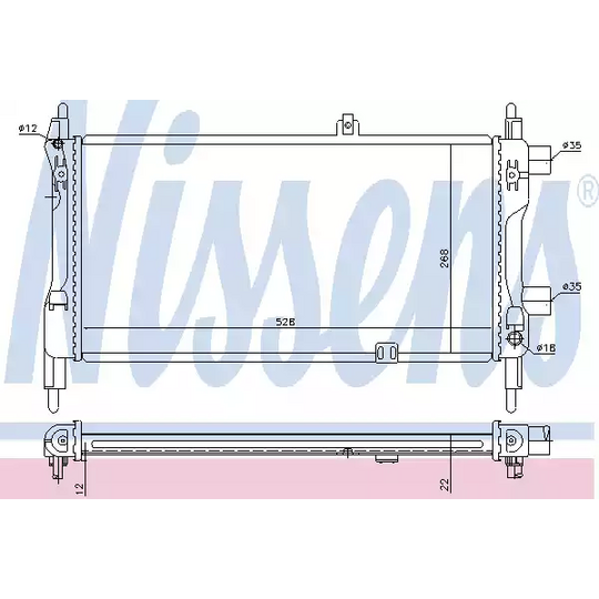 63239A - Radiator, engine cooling 