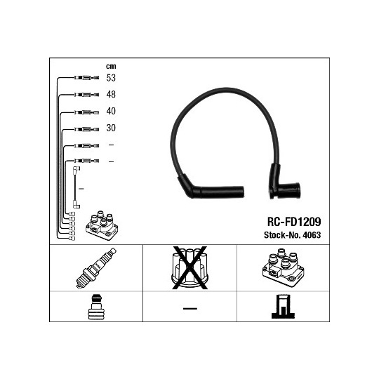 4063 - Ignition Cable Kit 