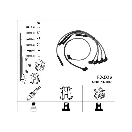 9917 - Ignition Cable Kit 