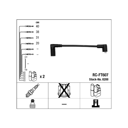 8208 - Ignition Cable Kit 
