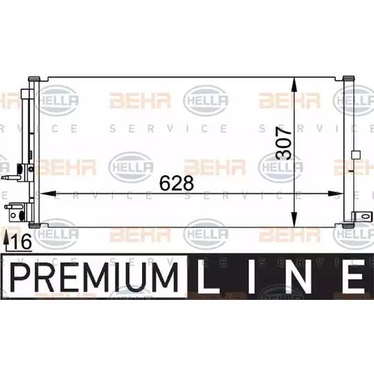 8FC351 318-401 - Condenser, air conditioning 