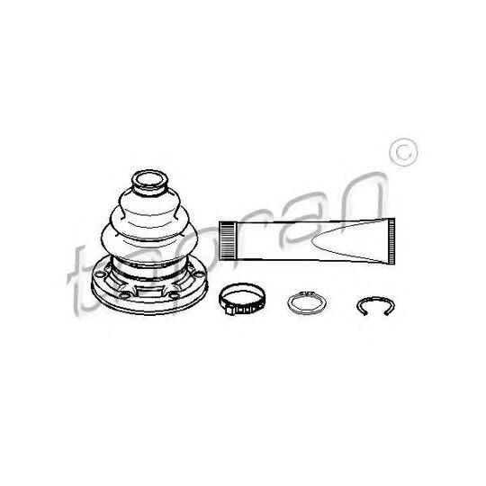 500 600 - Drive axle bellows kit 