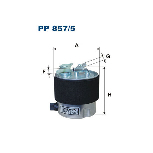 PP 857/5 - Bränslefilter 