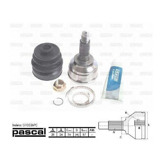 G10326PC - Driveshaft joint, outer 