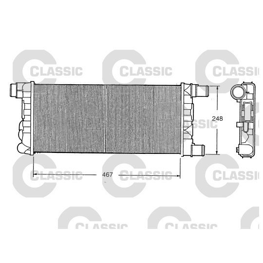 230520 - Radiator, engine cooling 