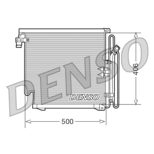 DCN02010 - Kondensor, klimatanläggning 
