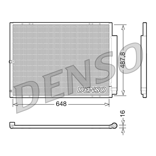 DCN51001 - Condenser, air conditioning 