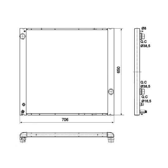 53099 - Radiator, engine cooling 