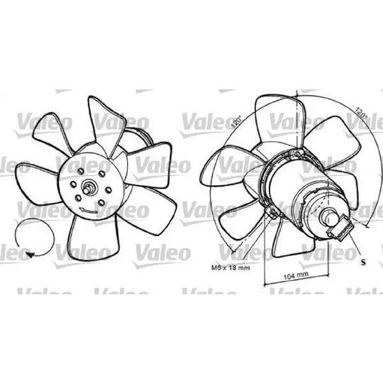 6.96031 - Fan, radiator 