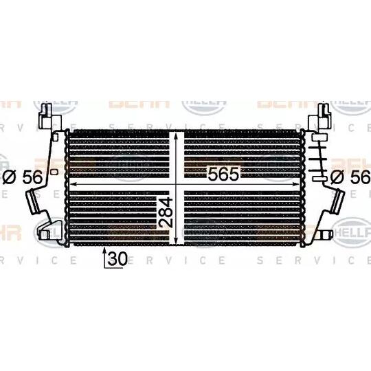 8ML376 777-261 - Kompressoriõhu radiaator 