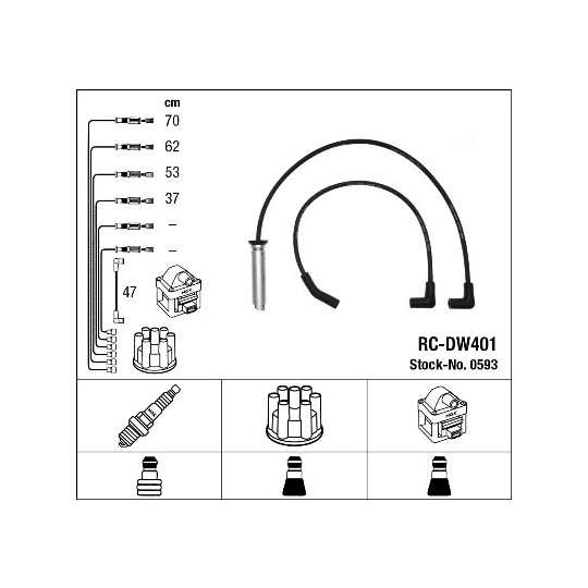 0593 - Ignition Cable Kit 