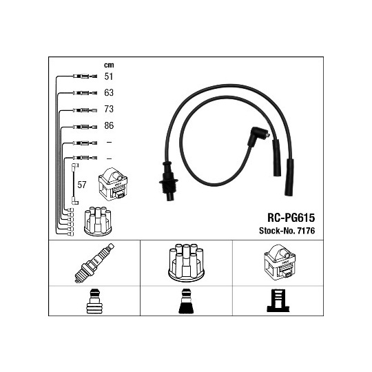 7176 - Ignition Cable Kit 