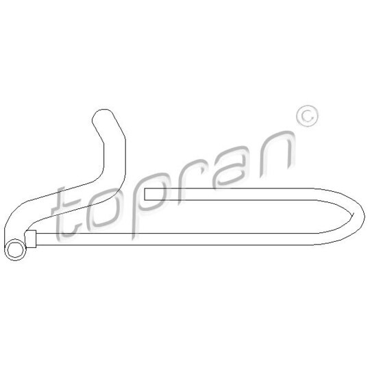 107 392 - Hose, crankcase breather 