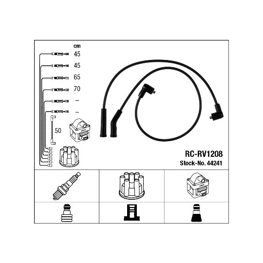 44241 - Tändkabelsats 